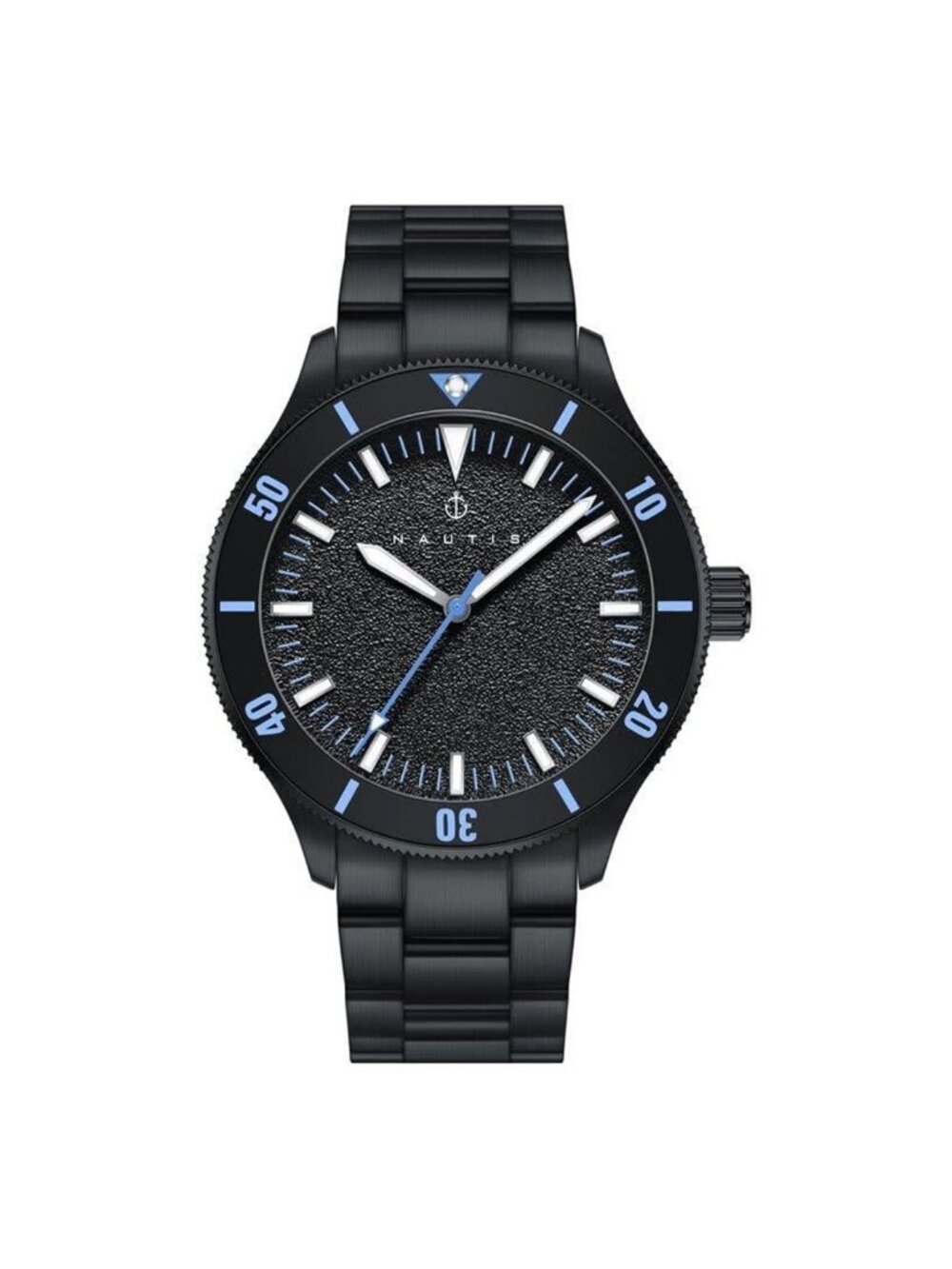 NWT Nautis Deacon Black Dial Men's Watch